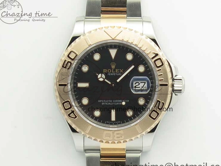 116621 Bracelet Best Dial SS SS 1:1 Black VRF RG on A2836 Edition Yacht-Master 0418